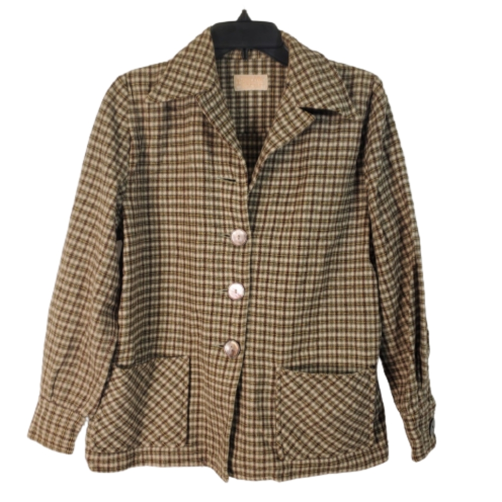 Vintage Pendleton 100% Wool Button down Blazer/Shirt